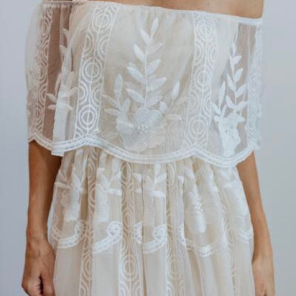 Baltic Born Sold Out Leon Off Shoulder Maxi Dress